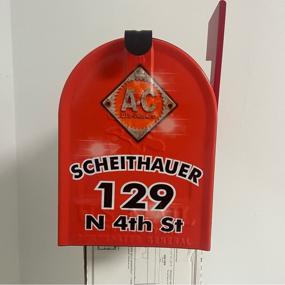 Custom Mailbox with Tractor theme. Amazing detail, sturdy, trusted seller. - Picture 3 of 9